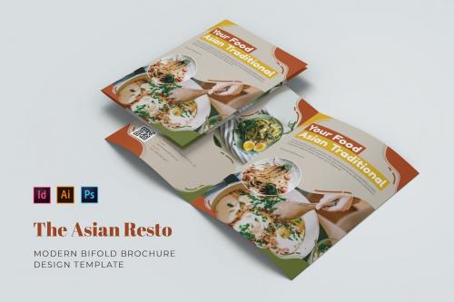 Asian Resto Bifold Brochure