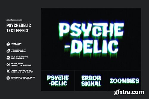 Psychedelic Text Effect 9UMDZBL