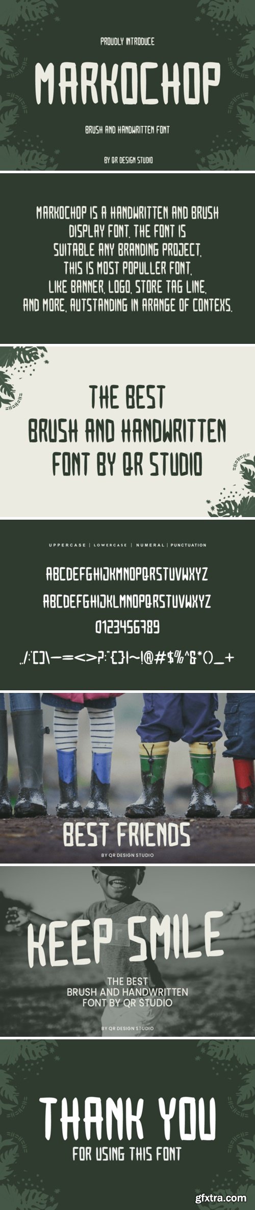 Markochop Font