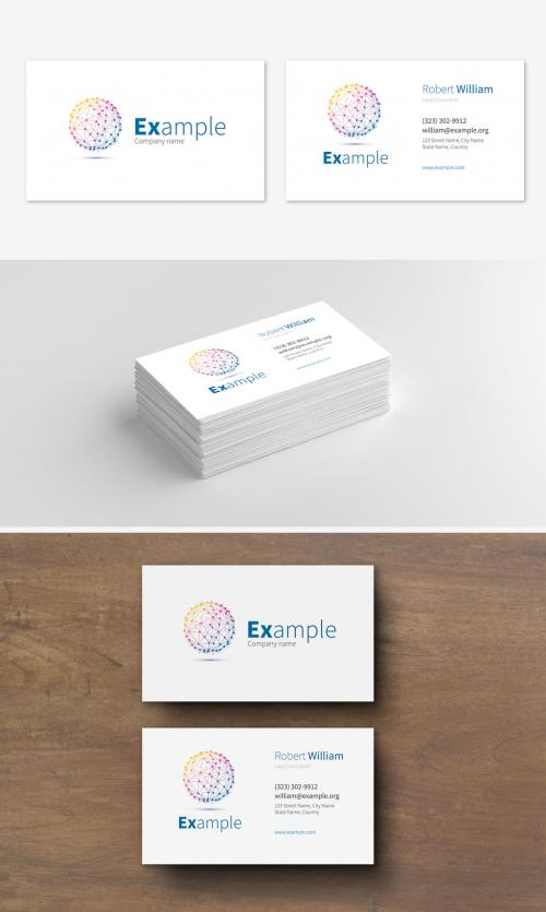 Classic Simple Business Card Layout - 315135725