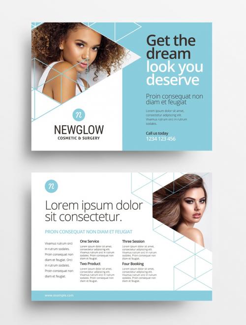 Light Blue and White Flyer Layout - 315170268