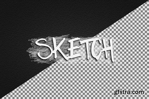 Sketch Text Effect 7XBXEC4