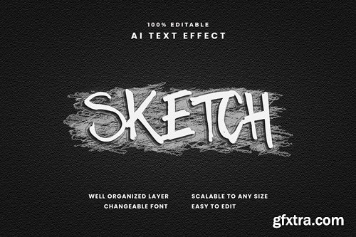 Sketch Text Effect 7XBXEC4