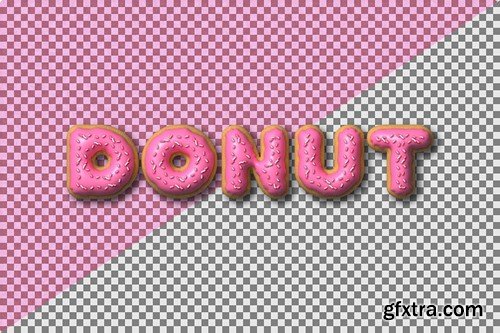 Donut Text Effect QFTNPCV