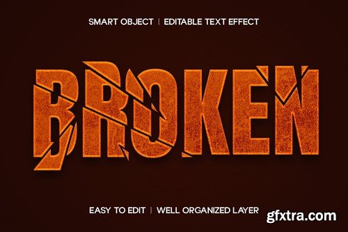 Broken Text Effect NYH7HD2