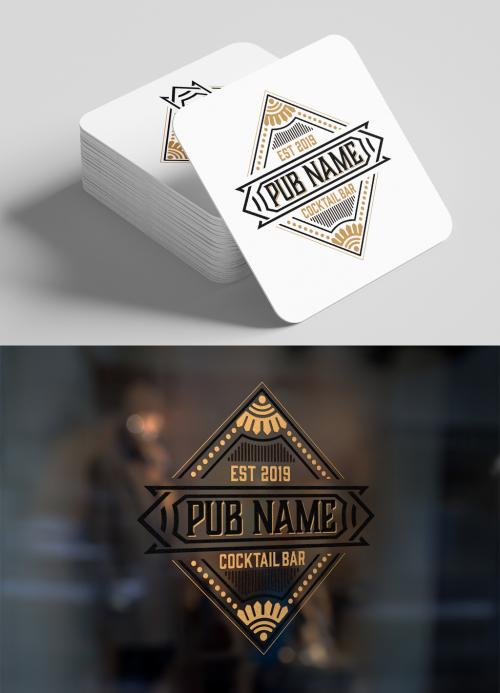 Vintage Pub Logo - 315451353