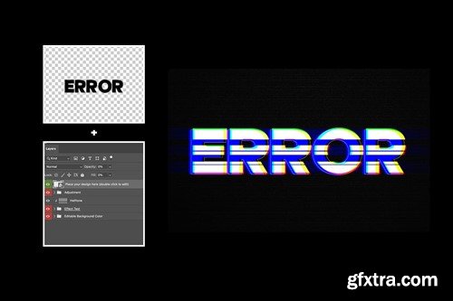 Glitch Text Effect 95ACLQW