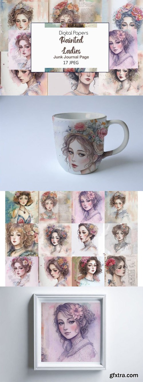 Vintage Painted Ladies Pack