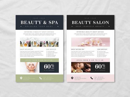 Beauty and Spa Flyer Layout - 315707177