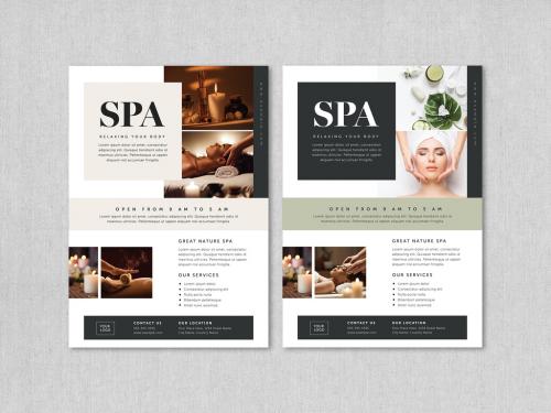 Beauty and Spa Flyer Layout - 315707420