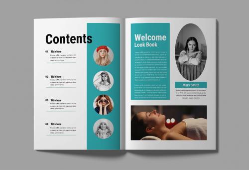 Fashion Look Book Magazine Template