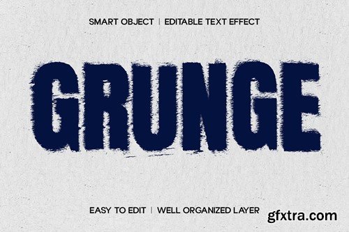 Distressed Ink Text Effect VUMGHXT