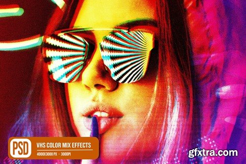 Vhs Color Mix Effects BMKHHX7