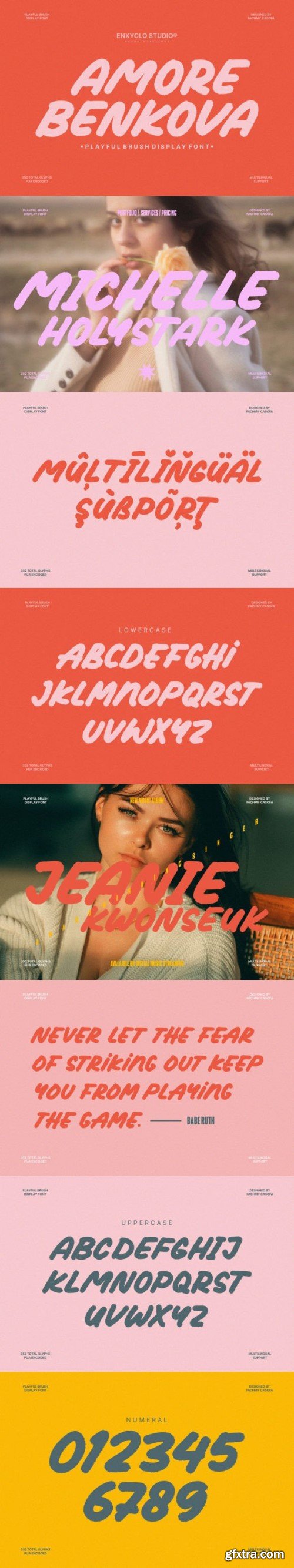 Amore Benkova Font