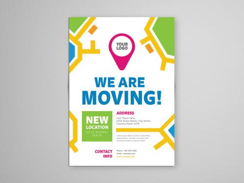 We Are Moving Flyer Layout - 317101258