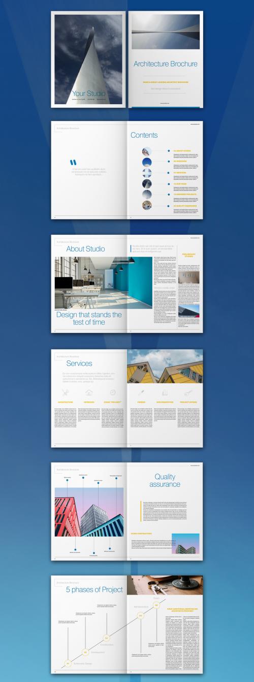 Architecture Brochure Layout - 317287136