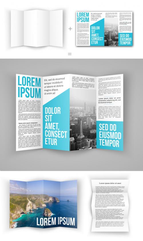 4 Fold Brochure Mockup - 317544742