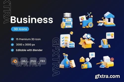 Business 3D Icon RJEAYPG