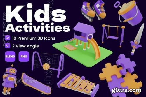 Kids Activities 3D Icon G4AHZU8