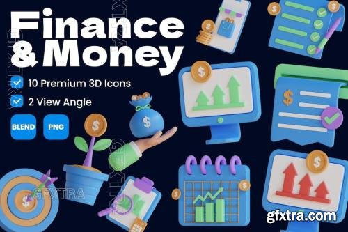 Finance and Money 3D Icon W7FL6YJ