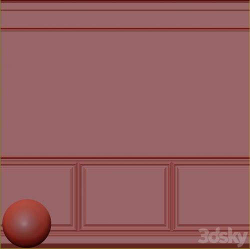 Decorative plaster with molding 76