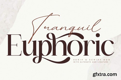 Tranquil Euphoric Font Duo C3QH6QR