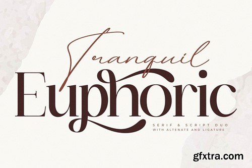 Tranquil Euphoric Font Duo C3QH6QR