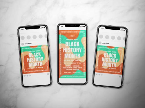 Black History Month Event Social Media Post Layout - 318624960