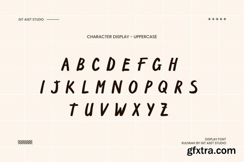 Kuliwah - Display Brush Font Y8PXE63