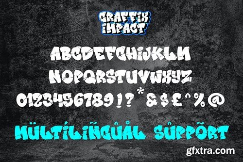 Graffix Impact - Layered Graffiti Font 6BT7U56