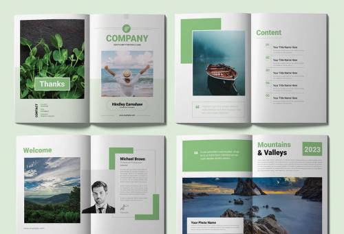 Portfolio Photobook Brochure Template