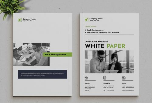 Business White Paper Design Template