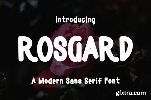 Rosgard Manuscript Font 55TYQLA