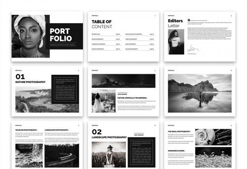 Photobook Portfolio Design Template