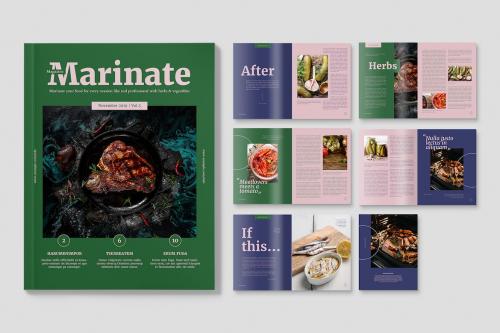 Food Magazine Template