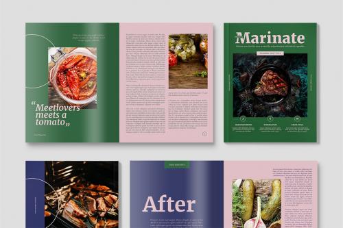 Food Magazine Template