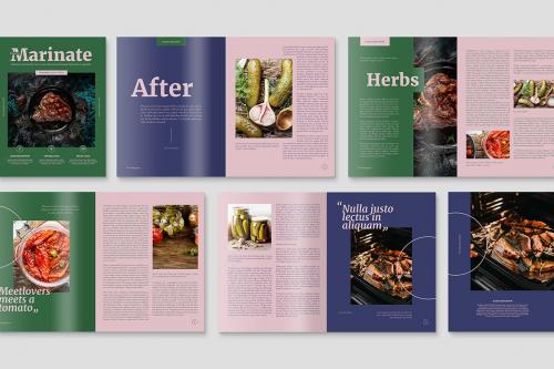 Food Magazine Template