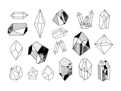 Icon Set of Crystals - 319003581