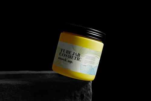 Tube Jar Cosmetic Mockup