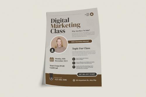 Aesthetic Digital Marketing Poster