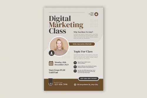 Aesthetic Digital Marketing Poster