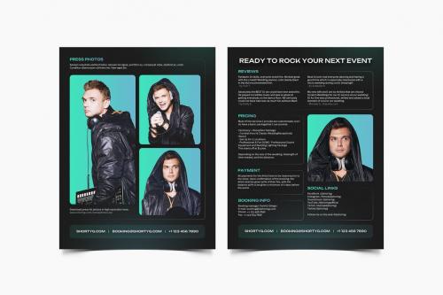 Event DJ Press Kit and Resume Template