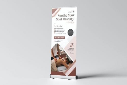 Massages Service Roll Up Banner