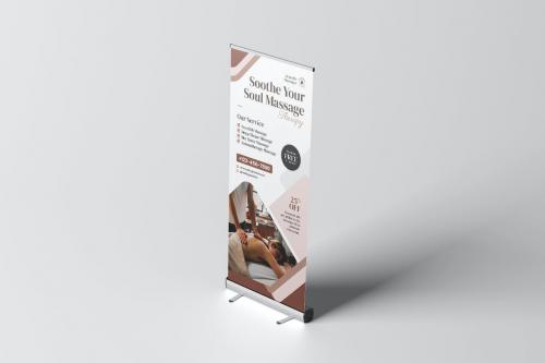 Massages Service Roll Up Banner