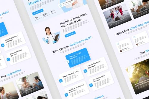 Healthcare Landing Page Figma