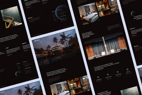 Roomates - Hotel and Resort Landing Page