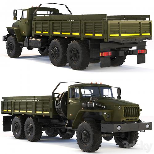 Ural 4320-0911 flatbed body 2015