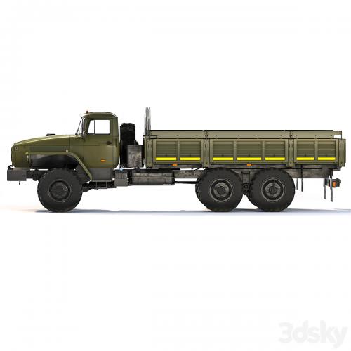 Ural 4320-0911 flatbed body 2015