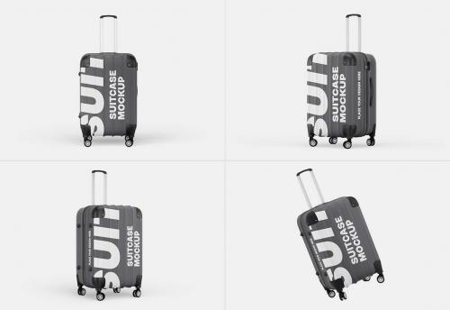 Travel Suitcase Mockup Set