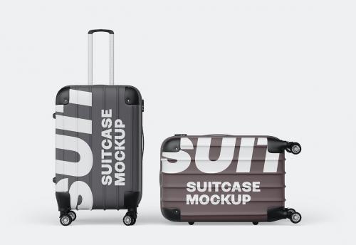 Travel Suitcase Mockup Set